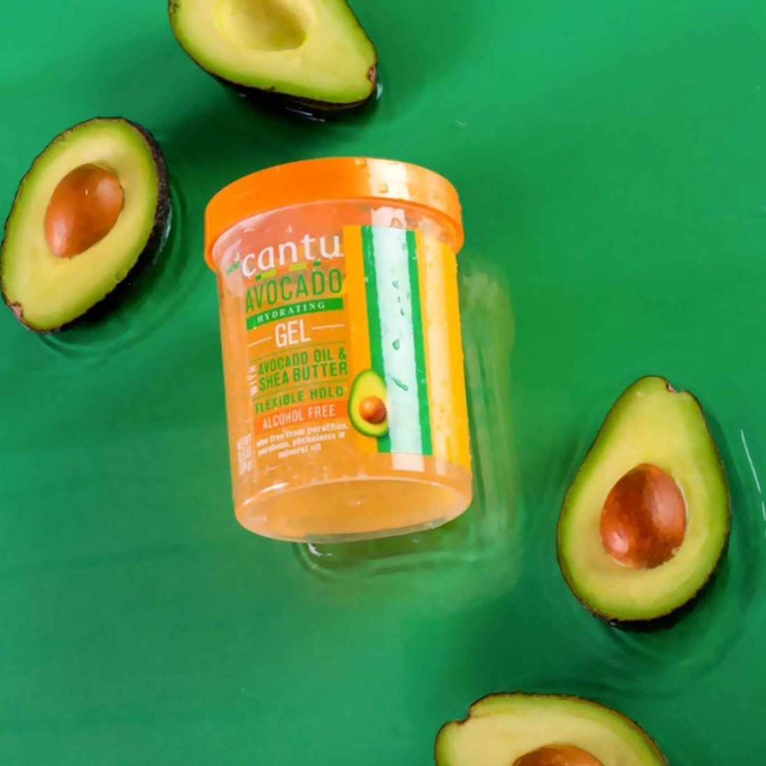 Cantu Avocado Hydrating Hair Gel With Avocado Oil And Shea Butter 524g