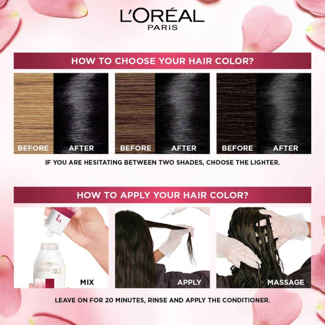 L&#39;Oreal Paris Excellence Creme Triple Care Permanent Hair Colour 1.0 Black