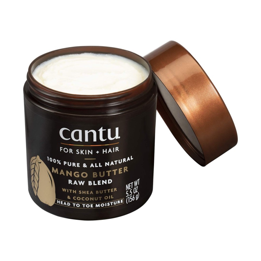 Cantu Skin Therapy Hydrating Raw Blends Body Butter Mango Butter Shea Butter and Coconut Oil 55 Ounce