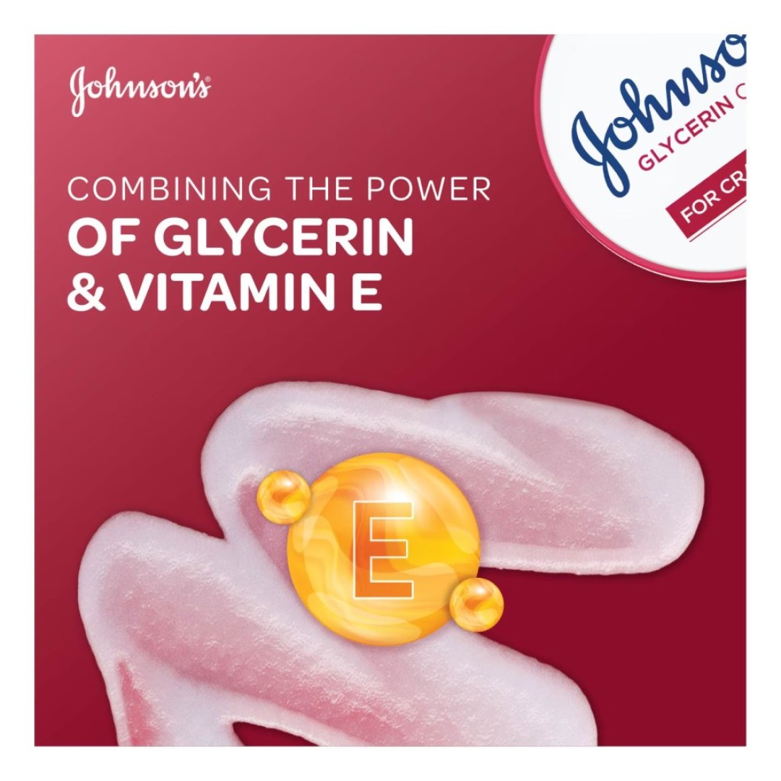 Johnson&rsquo;s Glycerin Cream For Cracked Skin 300ml+100ml