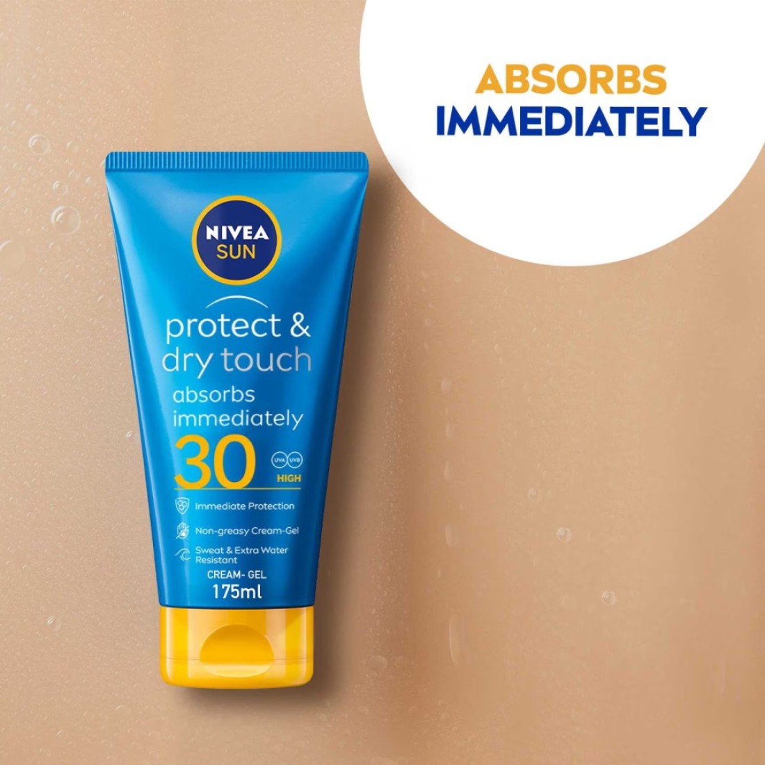 NIVEA SUN Protect &amp; Dry Touch Cream-Gel SPF 30 175ml