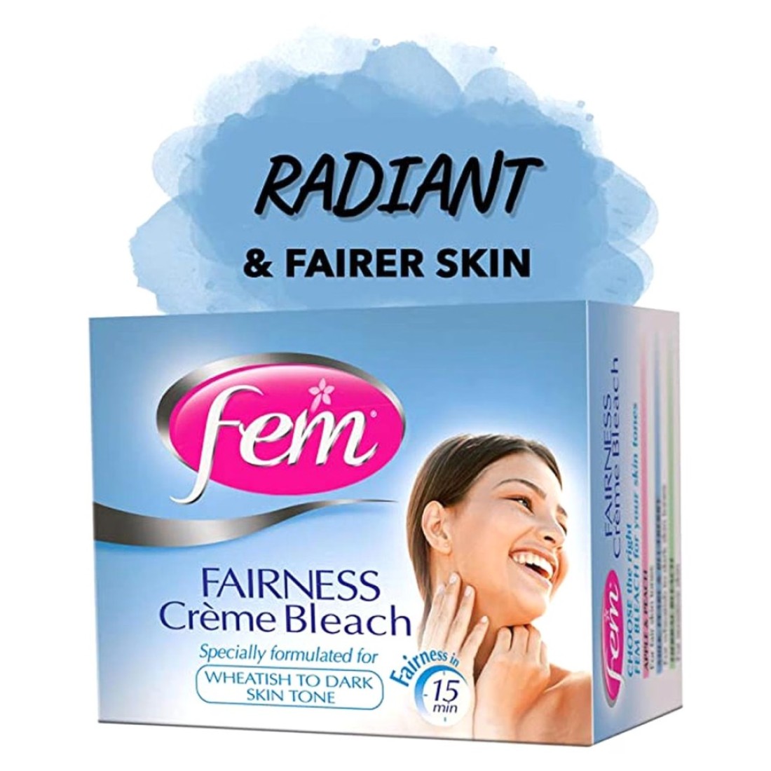 Fem Fairness Naturals Creme Bleach White 50g