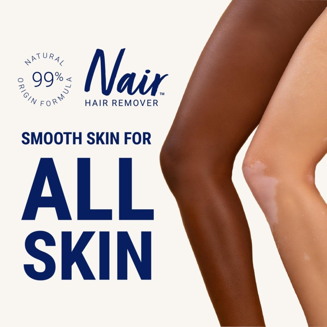 NairSensitive Hair Remover Wax Ready Strips Face and Bikini Hair Removal Wax Strips 40 Count