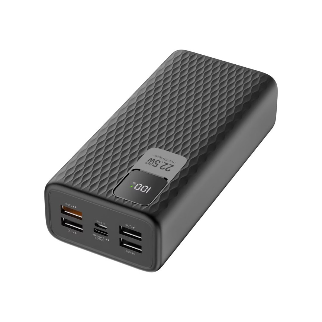 Cellairis Portable Power Bank Ultra 30000mAh Fast Charging 20.5W Black

