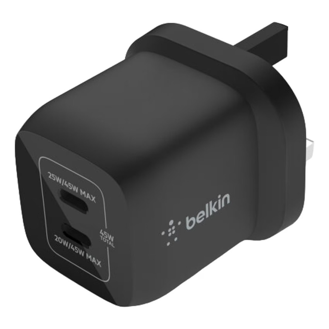 بلكين بوست بلكين محول حائط شحن سريع USB-C PD - أسود 45 واط