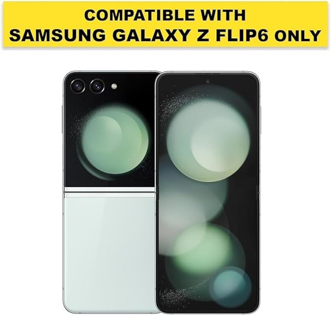 Clear Case for Samsung Galaxy Z Flip 6, Precise Camera Cutouts, Sleek and Light Design, Protective Cover For Z Flip6 5G (Z Flip 6)