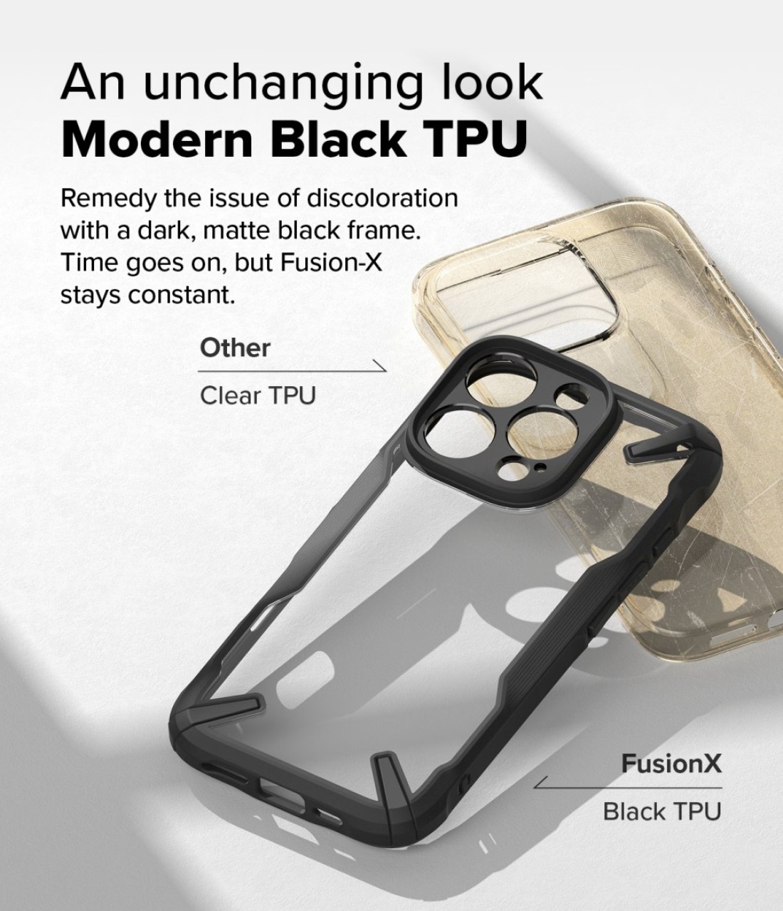 Ringke - iPhone 16 Pro Max Case Cover , Fusion X Series , Black