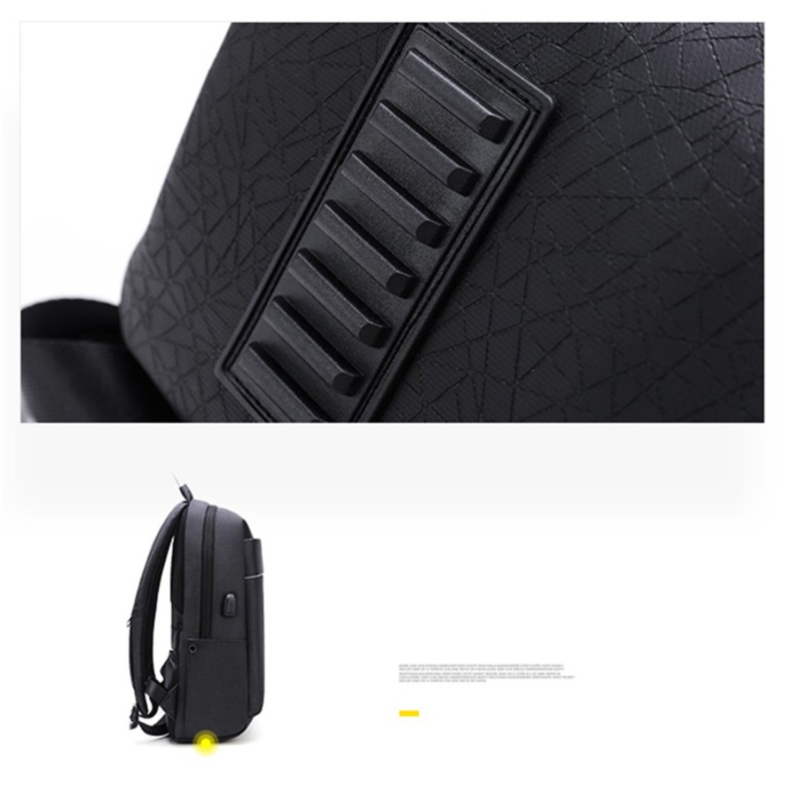 Arctic Hunter Laptop Backpack with USB Charging Port Slim Travel Bag with Laptop Compartment Water Resistant College School Book Computer Bag for Girls and Boys Fits 15.6 Inch Laptop B00218 Black