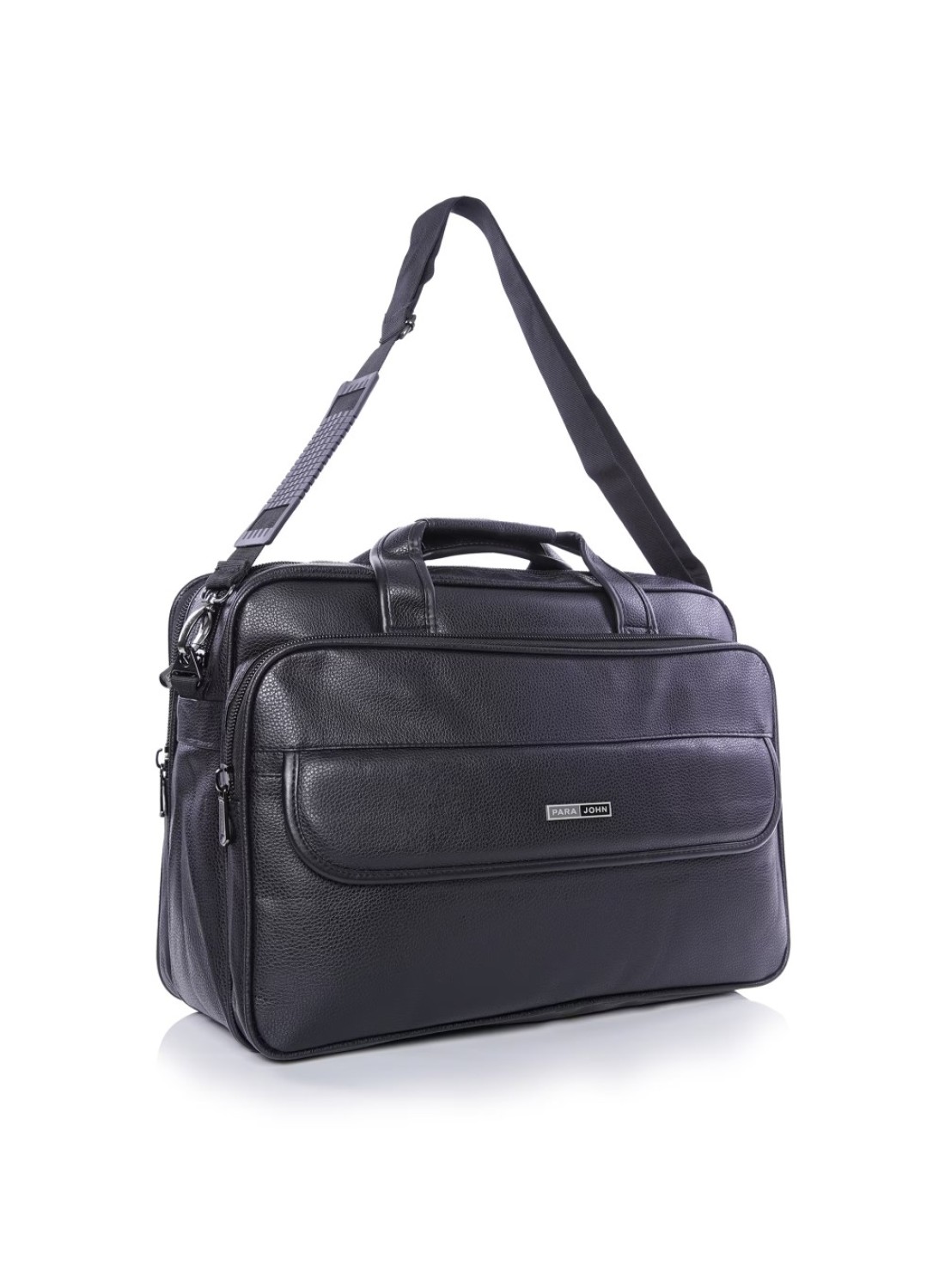 PARA JOHN Secure Business Professional Multi-Purpose Travel Laptop Bag with Hideaway Handles, Cross Shoulder Strap, Protective Padding / Office Bag, Macbook Bag