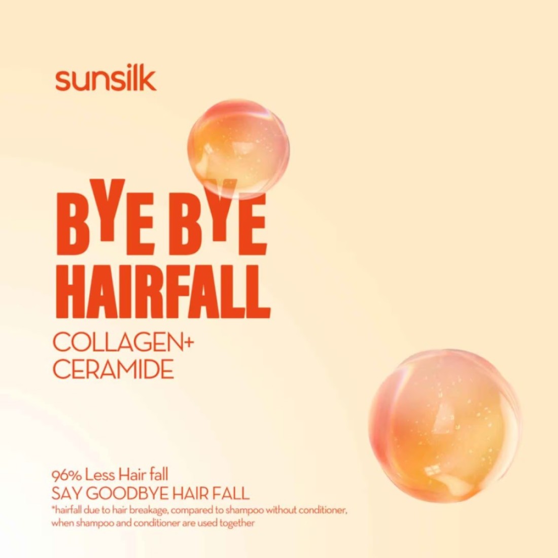 Sunsilk Collagen Blends Shampoo for hair fall Bye Bye Hairfall 350ml