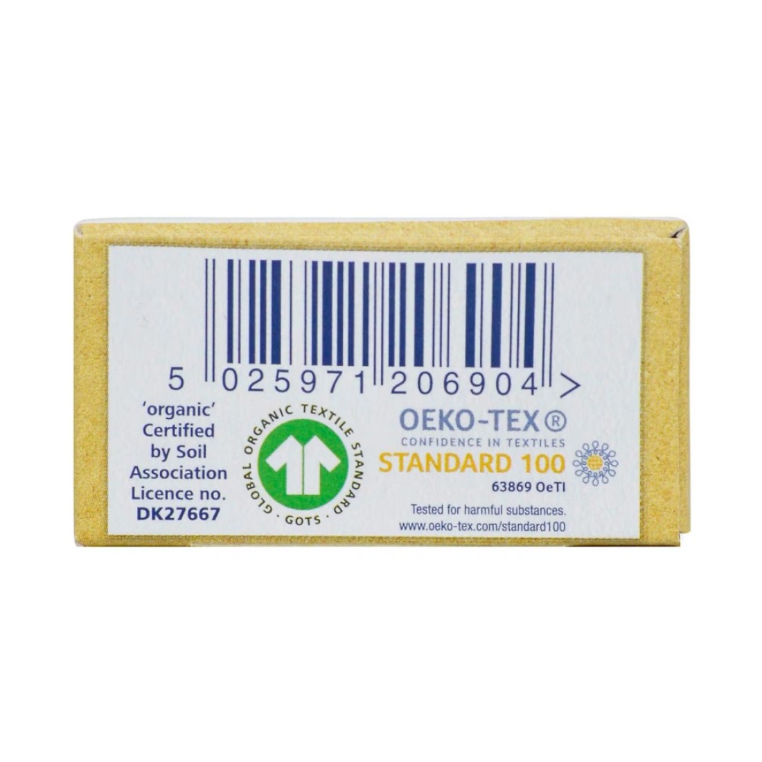 Lil-Lets Organic Non-Applicator Super White 16 Tampons