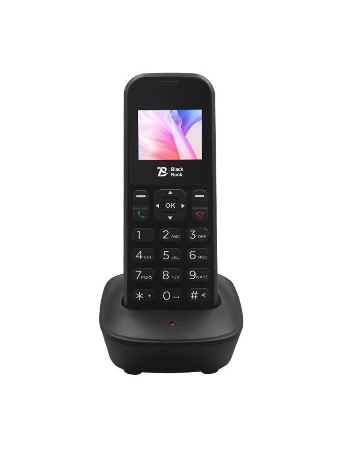 هاتف لاسلكي هاتف مكتبي GSM 850/900/1800/1900MHz ثنائي الشريحة هاتف لاسلكي ثابت مع هوائي راديو وساعة منبه