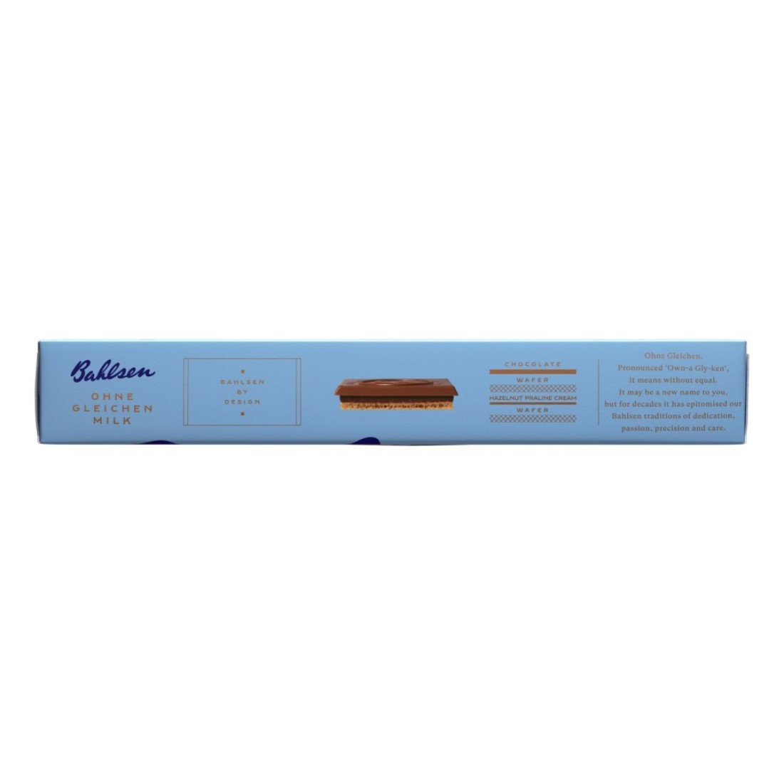 Bahlsen Ohne Gleichen Milk Chocolate Coated Wafers, 125g