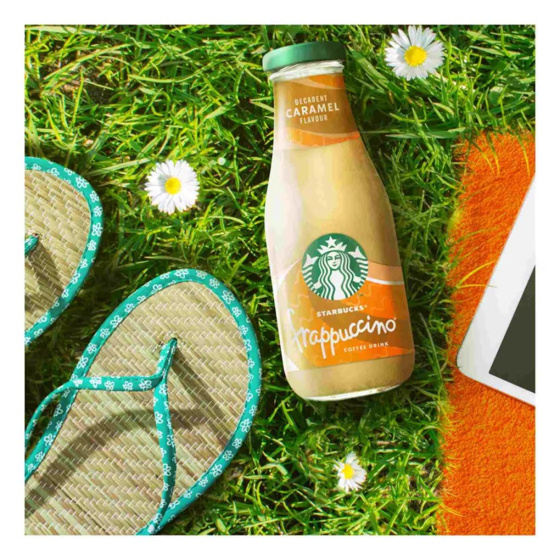 Starbucks Frappuccino Caramel Coffee Drink, 250ml Pack of 2