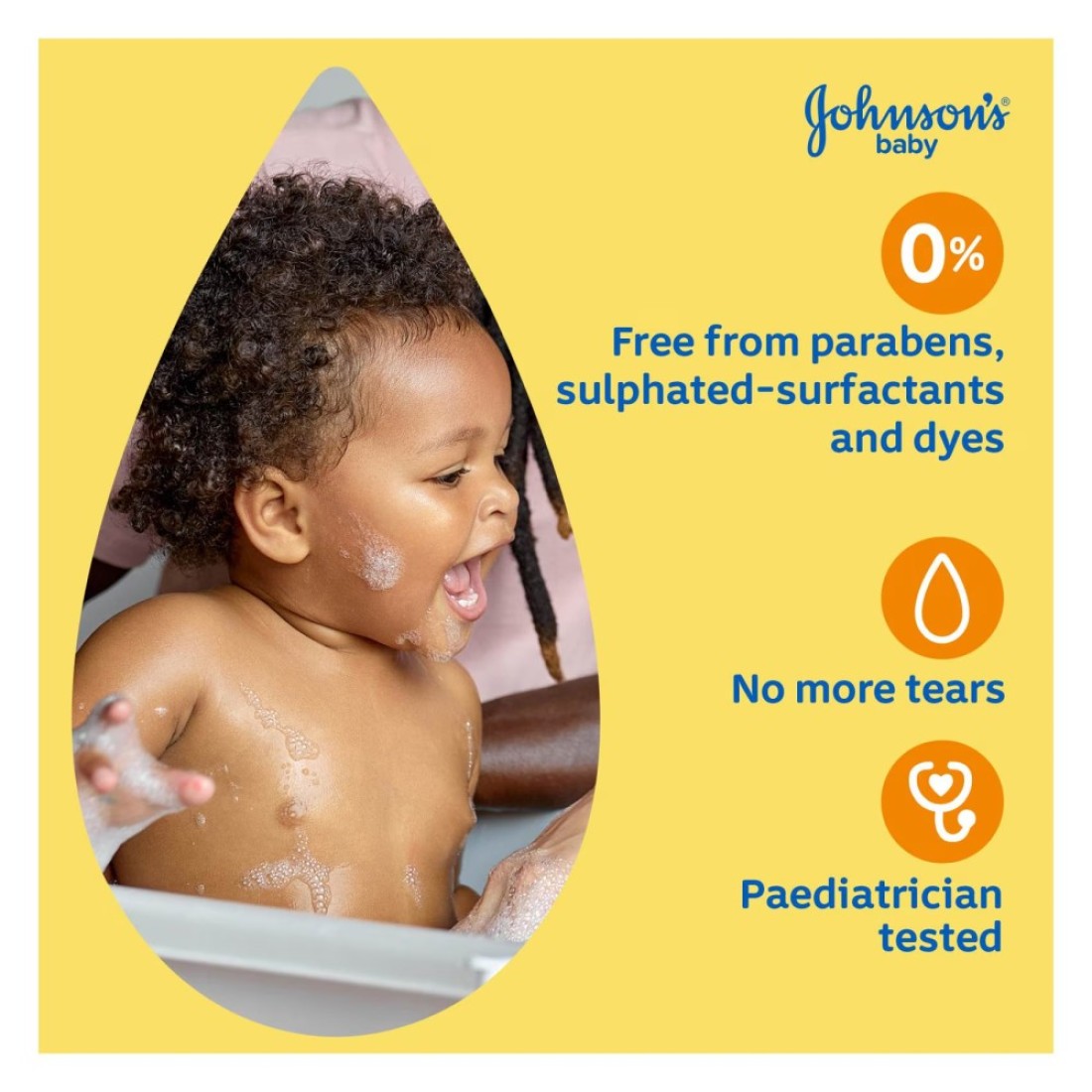 Johnson&#39;s Baby Top-to-Toe Wash gentle 3-in-1 hair, face, body 500ml