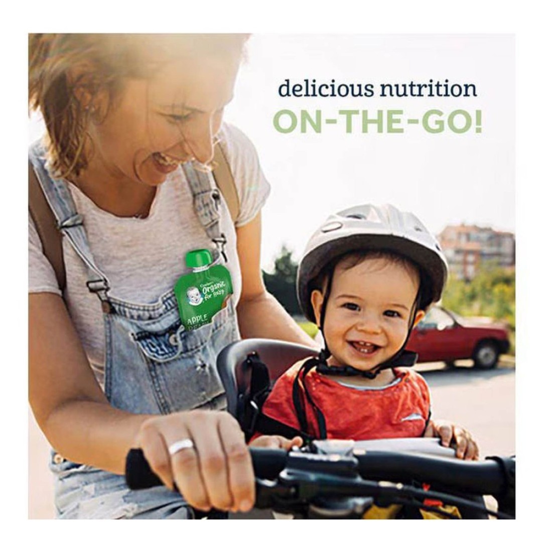 Gerber Organic Apple Carrot Squash for Baby, 99g