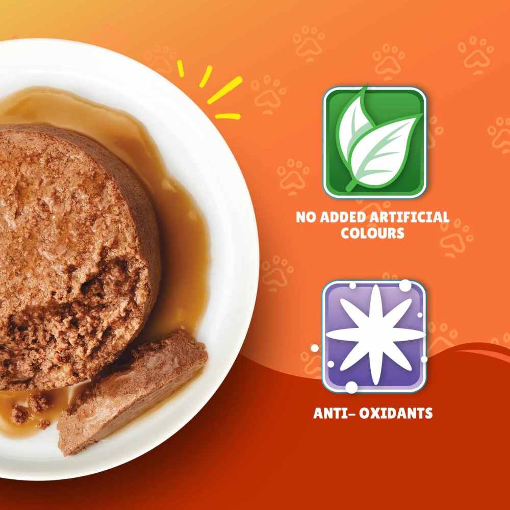 Purina Friskies Pate with Beef and Vegetables in Chunk Wet Cat Food, 400g