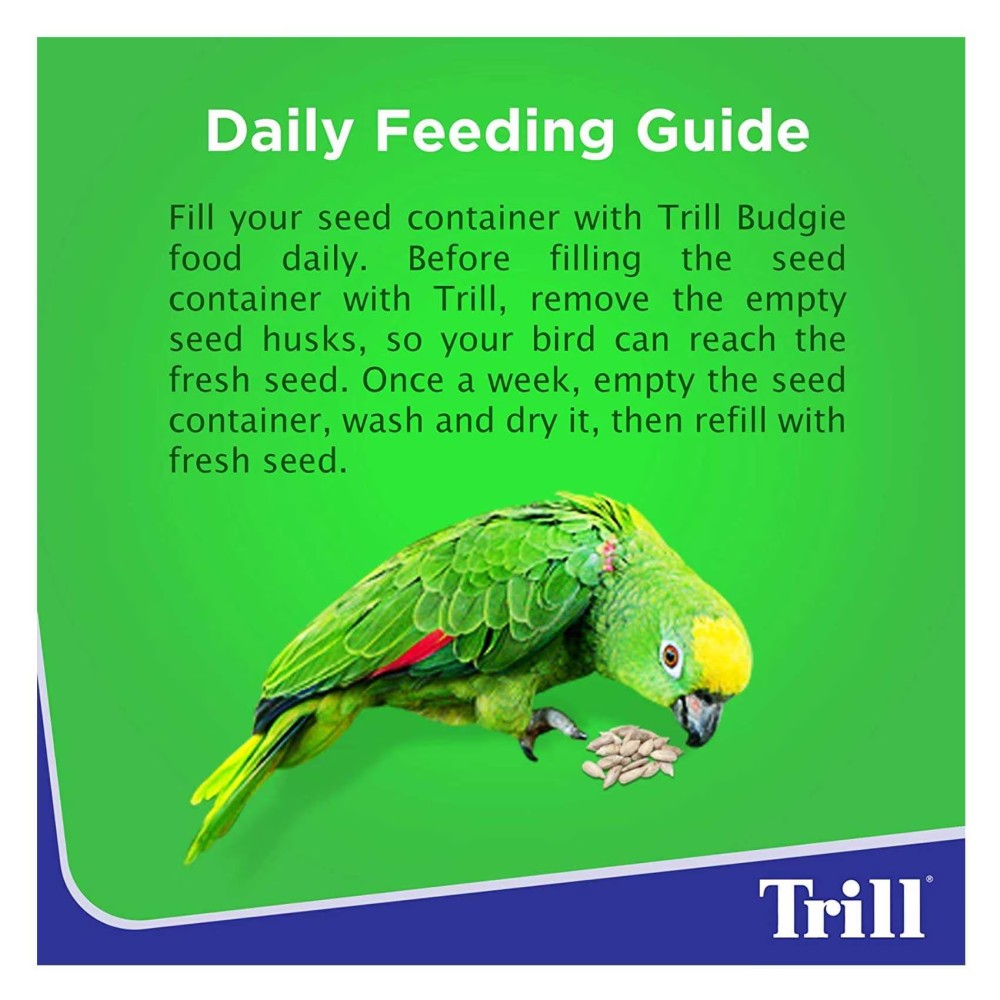 Trill Budgie Seed Mix Bird Food, 500g