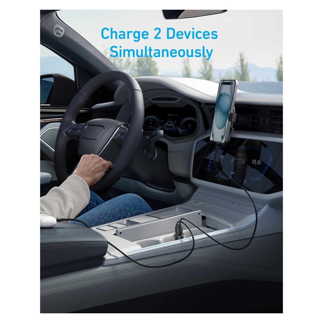 Anker Car Charger with 2 Ports Black 30W