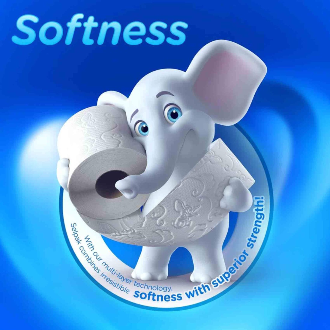 Selpak Super Soft Toilet Paper 140 Sheets x 3 Ply 16 Rolls