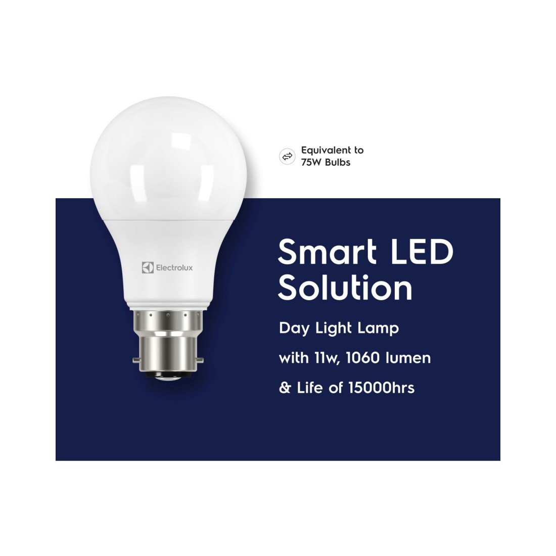 إلكترولوكس - مصباح LED 11 واط B22 أبيض ساطع