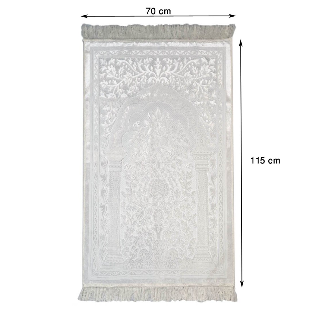 Luxurious Soft Velvet Islamic Prayer Mat. High Quality Turkish Praying Rug