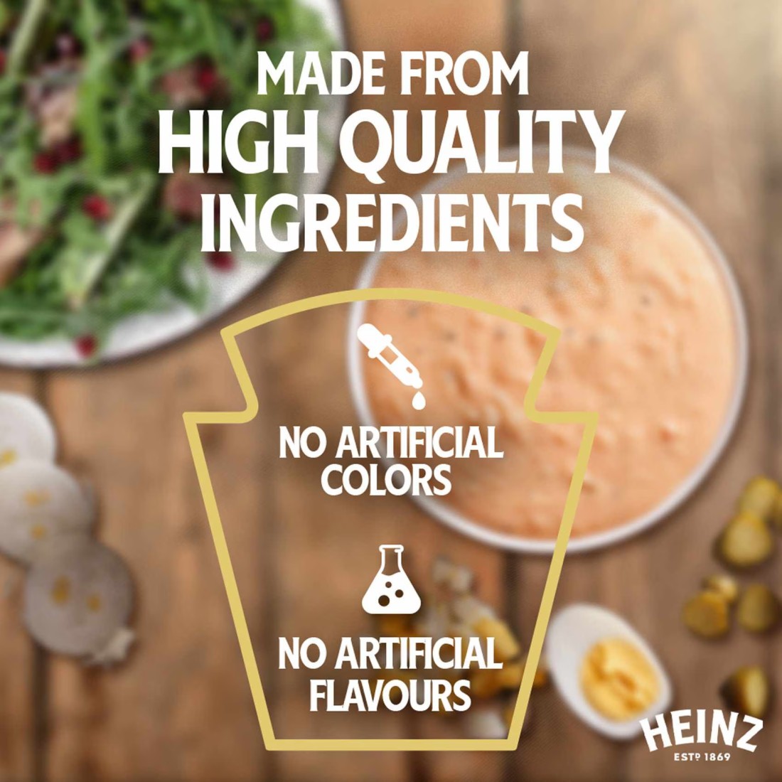 Heinz Thousand Island Dressing Top Down Sqeezy Bottle 400ml