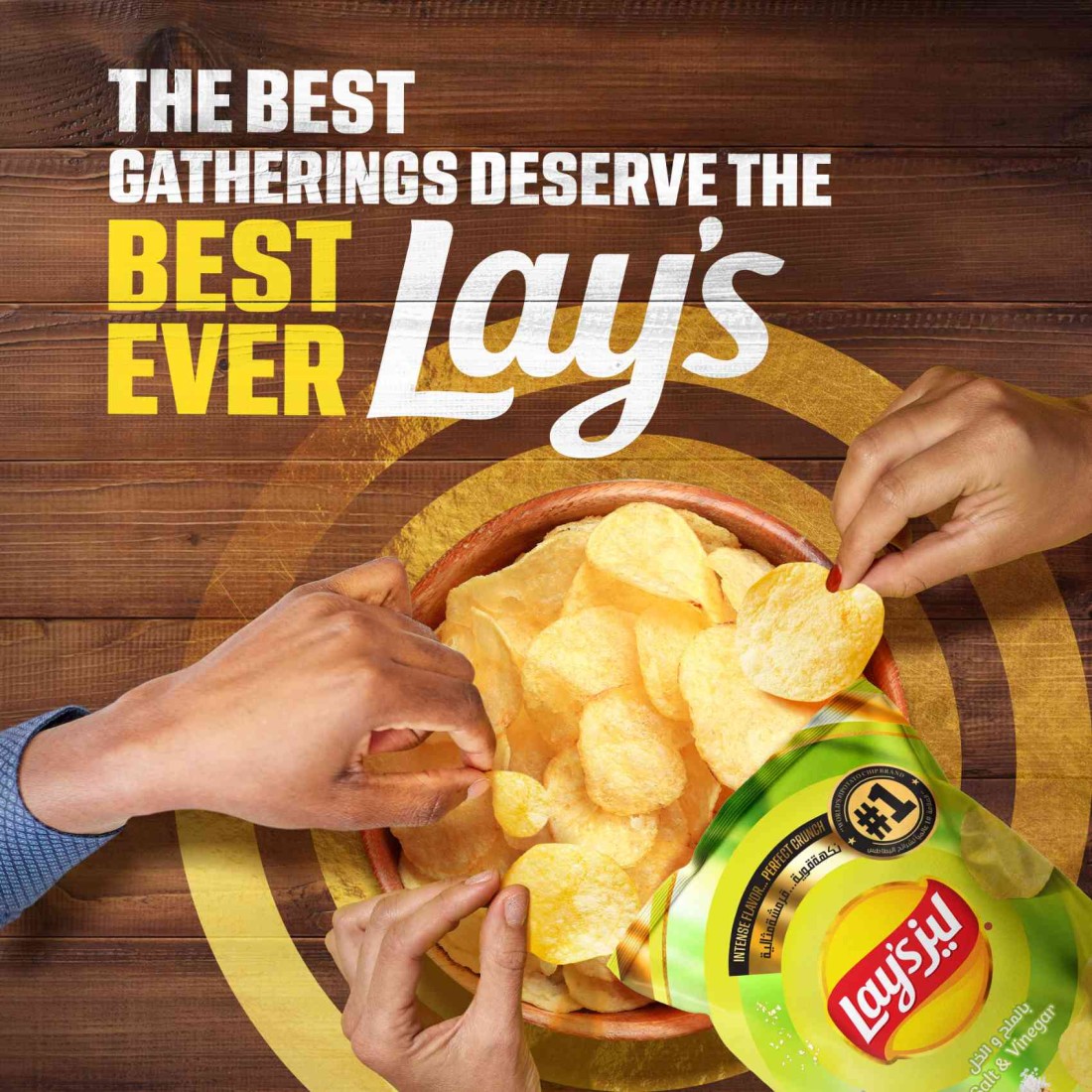 Lay&rsquo;s Salt And Vinegar Potato Chips 170g