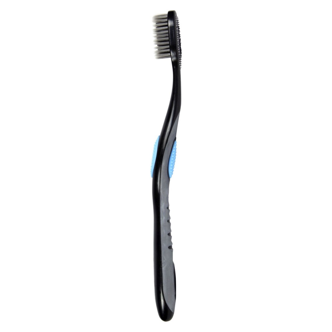 Colgate 360 Black Charcoal Medium Toothbrush With Tongue Cleaner 1 Pcs