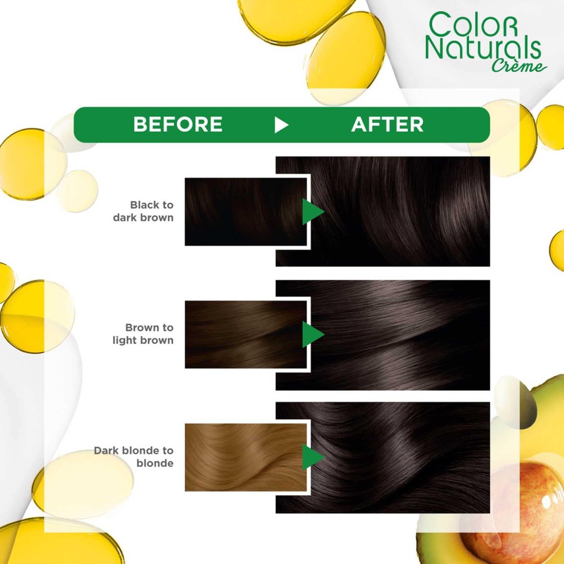 Garnier Colour Naturals Cream Nourishing Permanent Hair Colour 3 Dark Brown 110ml