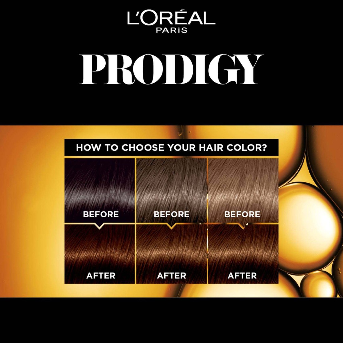 L&#39;Oreal Paris Prodigy Ammonia-Free Permanent Oil Hair Colour 5.30 Light Golden Brown