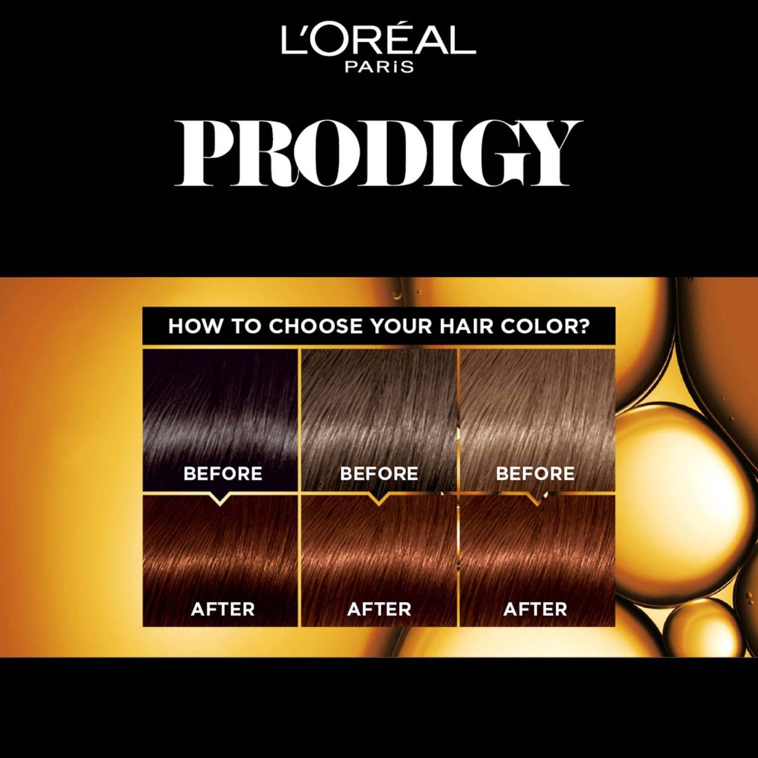 L&#39;Oreal Paris Prodigy Ammonia-Free Permanent Oil Hair Colour 5.35 Mahogany Golden Brown