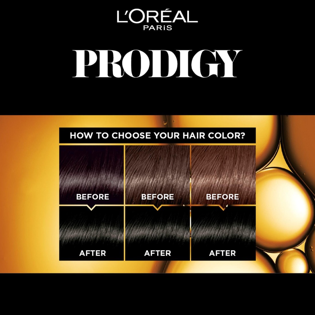 L&#39;Oreal Paris Prodigy Ammonia Free Permanent Oil Hair Colour 1.0 Black