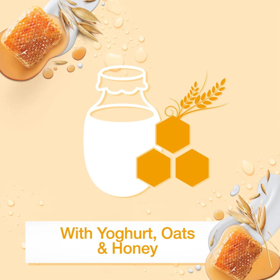 Johnson&#39;s Body Lotion Vita Rich Smoothies Comforting Yogurt Honey and Oats 250ml