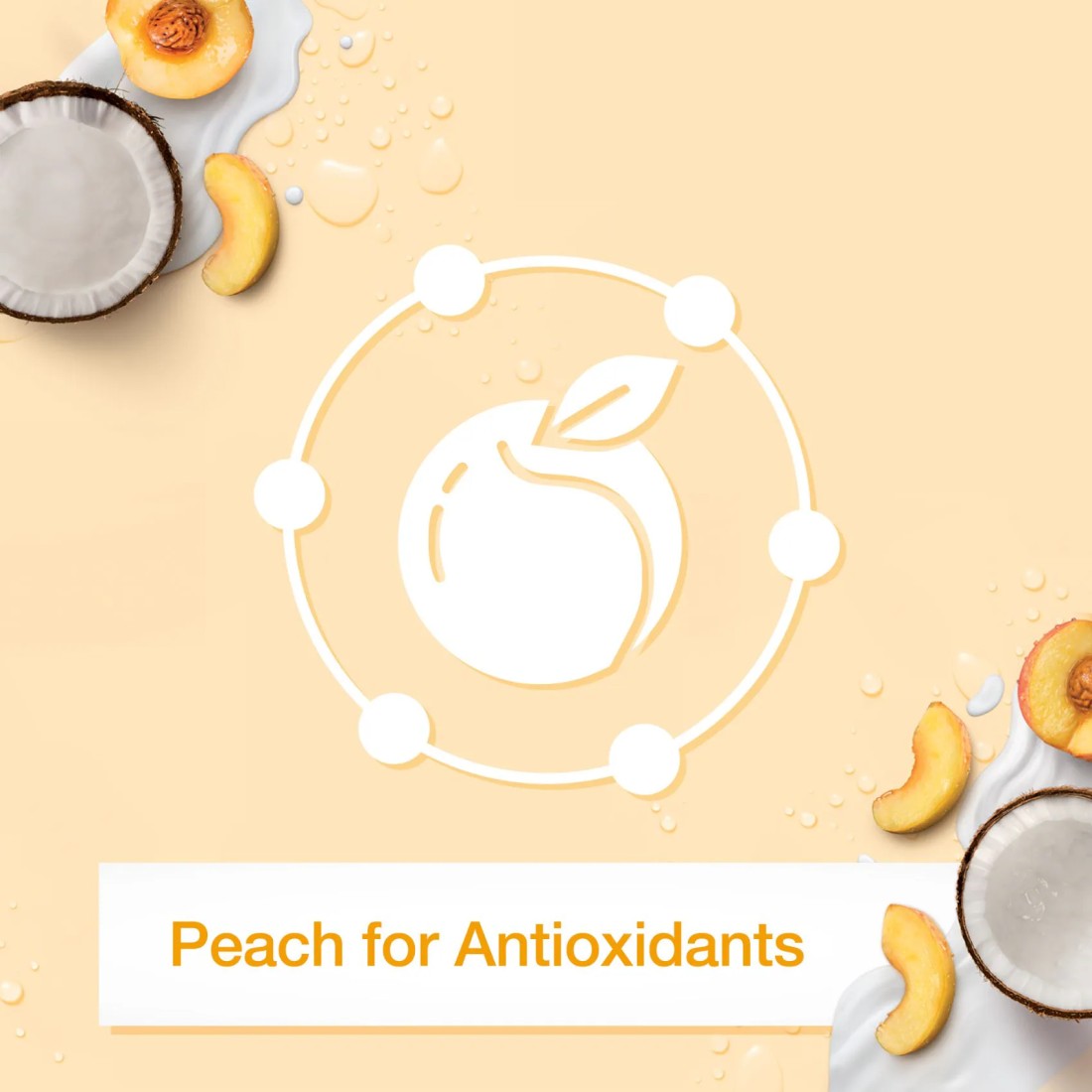 Johnson&#39;s Vita-Rich Smoothies Indulging With Yogurt Peach And Coconut Body Wash 250ml