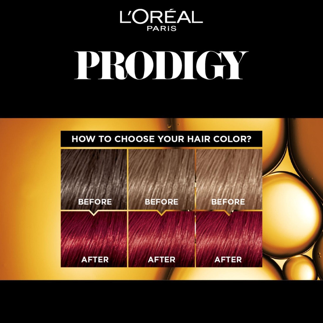 L&#39;Oreal Paris Prodigy Ammonia-Free Permanent Oil Hair Colour 6.60 Intense Red