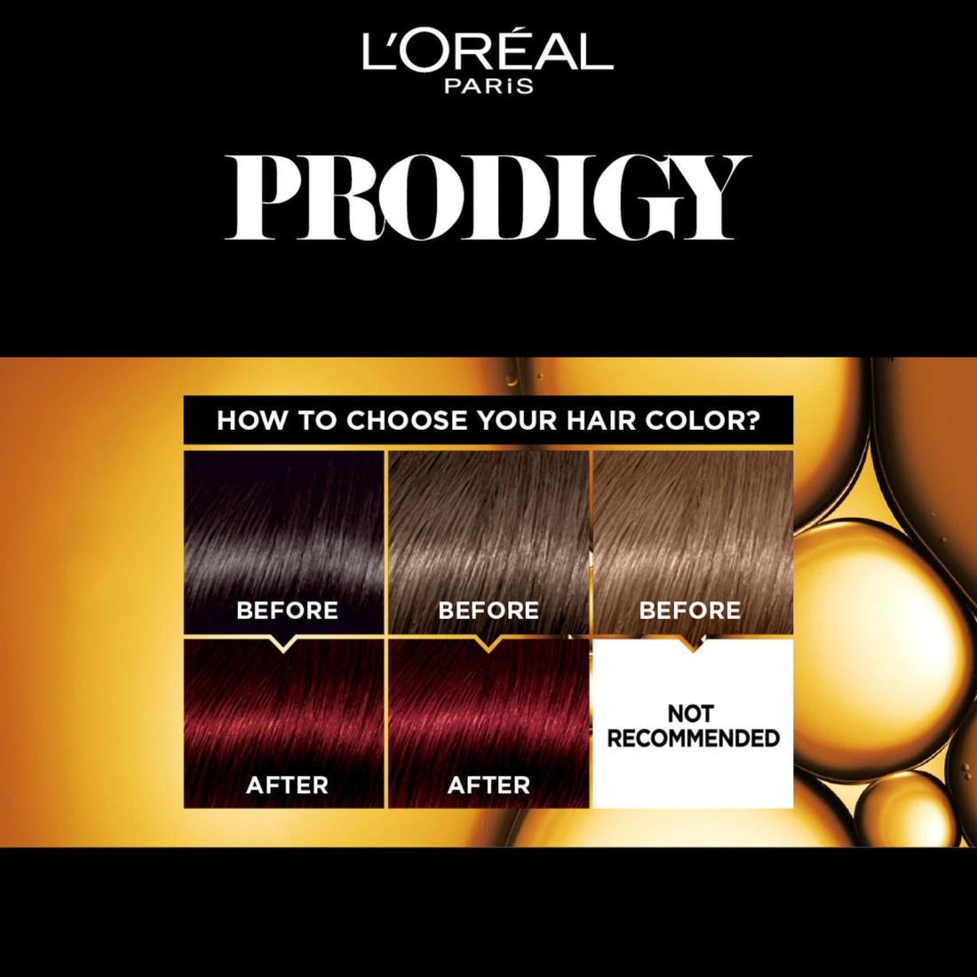 L&#39;Oreal Paris Prodigy Ammonia Free Permanent Oil Hair Colour 4.60 Deep Red