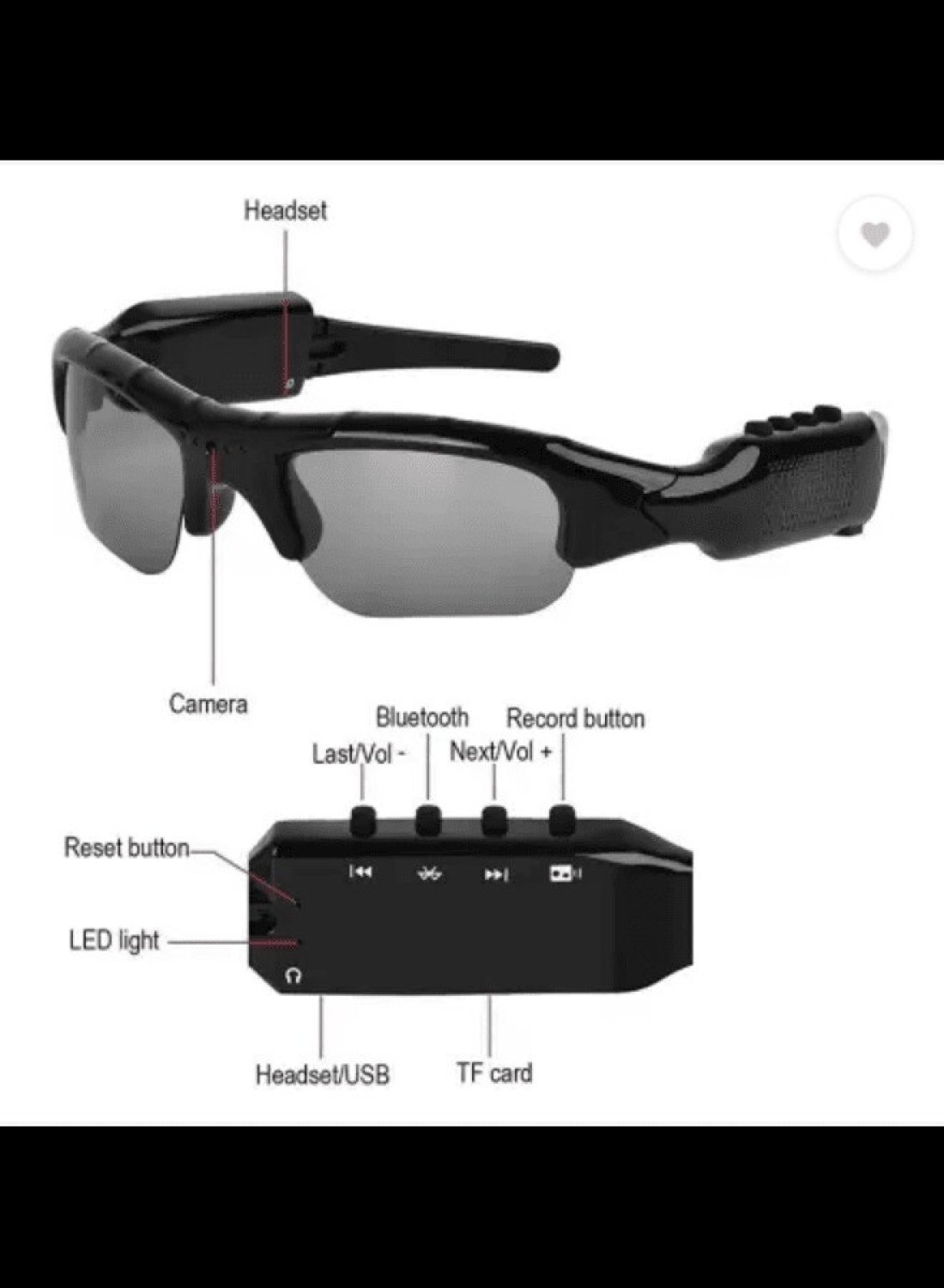 Smart Fashion Viclook Bluetooth Sunglasses