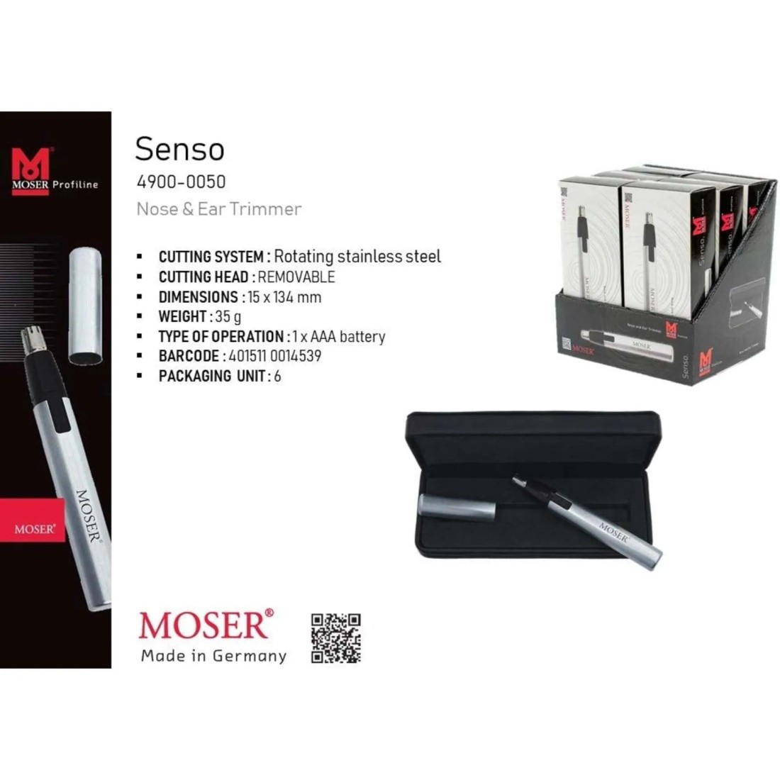 Moser 4900-0050 Trimmer Nose And Ear