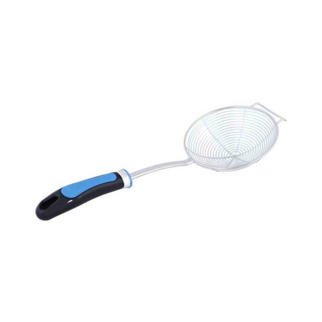 Raj Stainless Steel Skimmer With Nylon Handle Silver 19cm