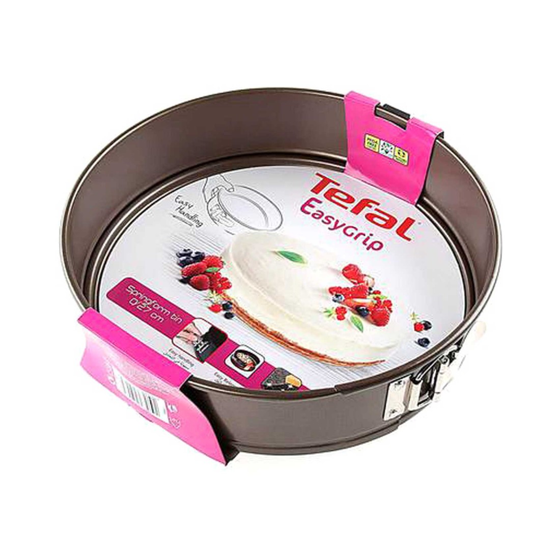 Tefal Easy Grip Gold Springform Tin Black 27cm