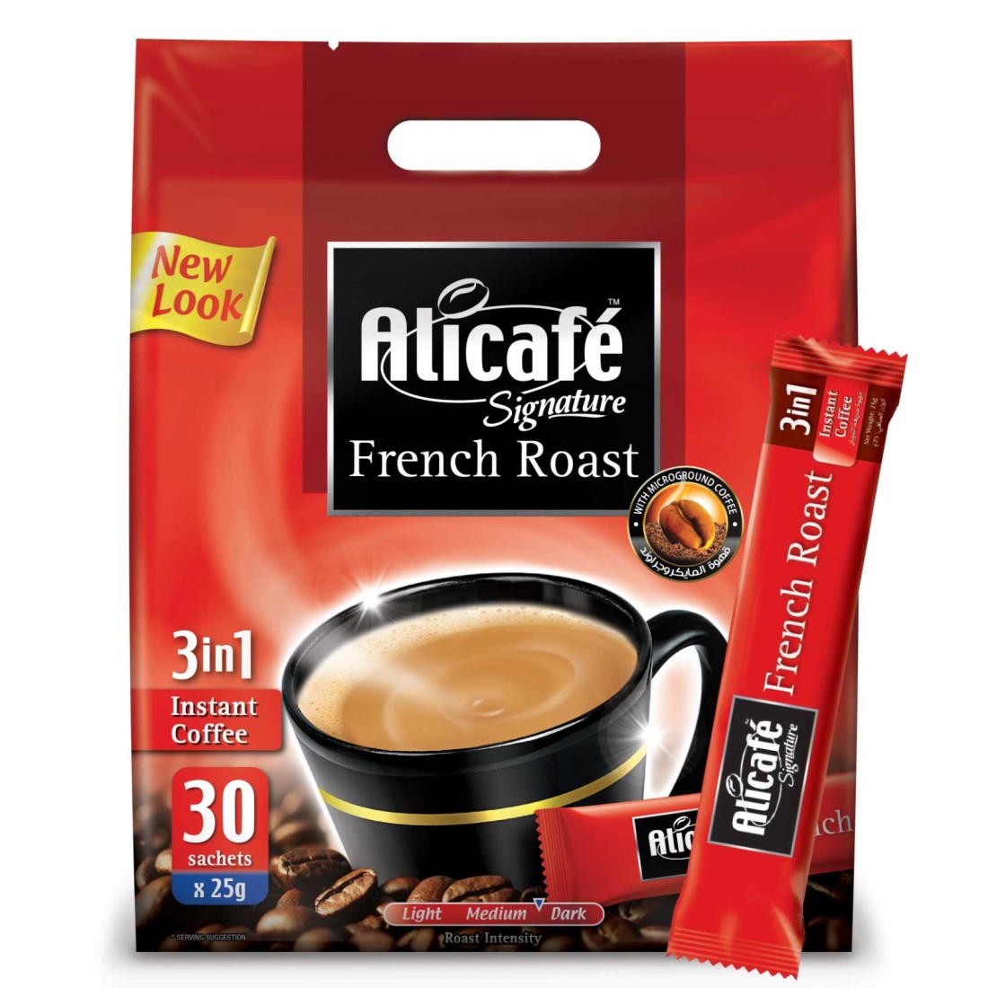 Alicafe Signature French Roast Instant Coffee Sachet 30 Sachets, 25g