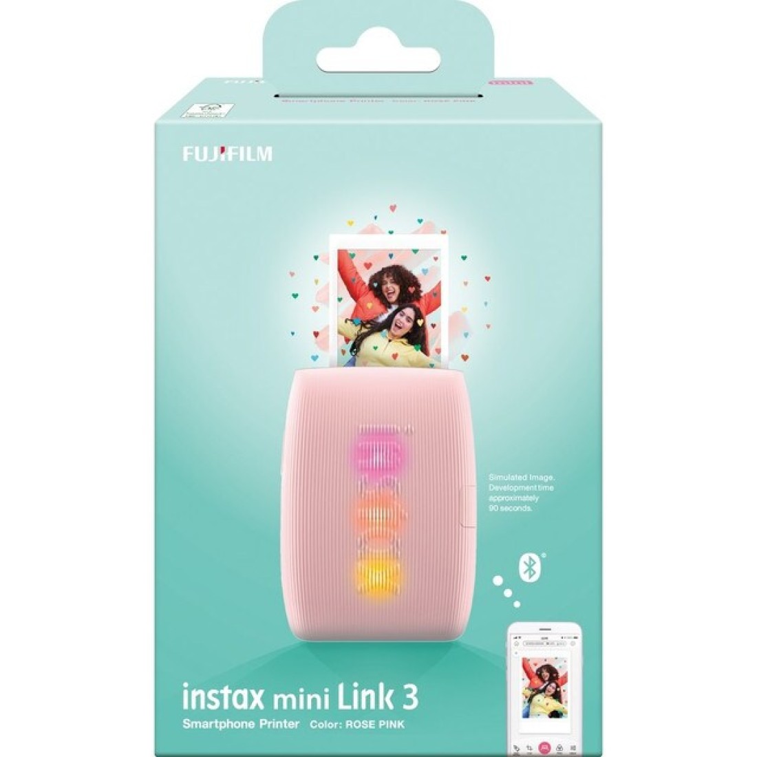 Fujifilm Instax Mini Link 3 Pink Instant Photo Printer