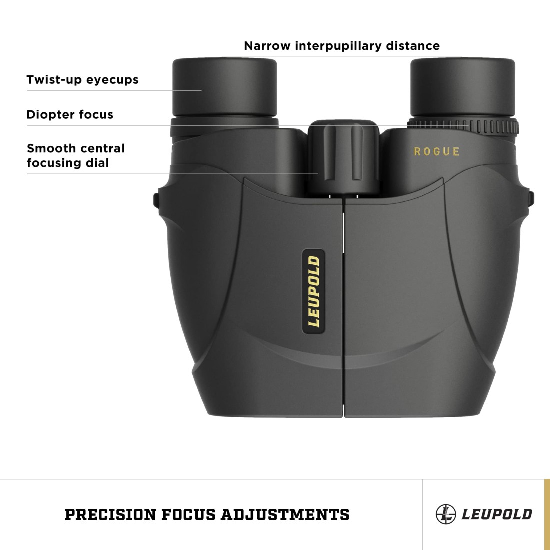 Leupold BX1 Rogue Binoculars 10x25mm 59225