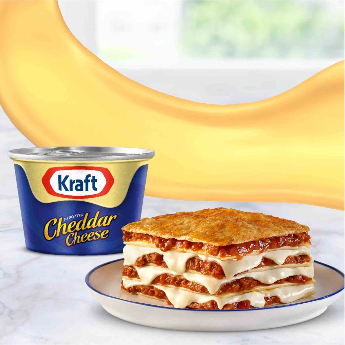 Kraft Cheddar Cheese Can, 190g