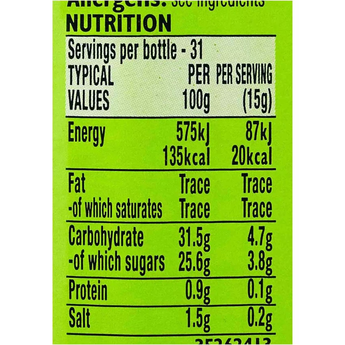 HP Mild And Tangy Fruity Sauce Squeezy 470g