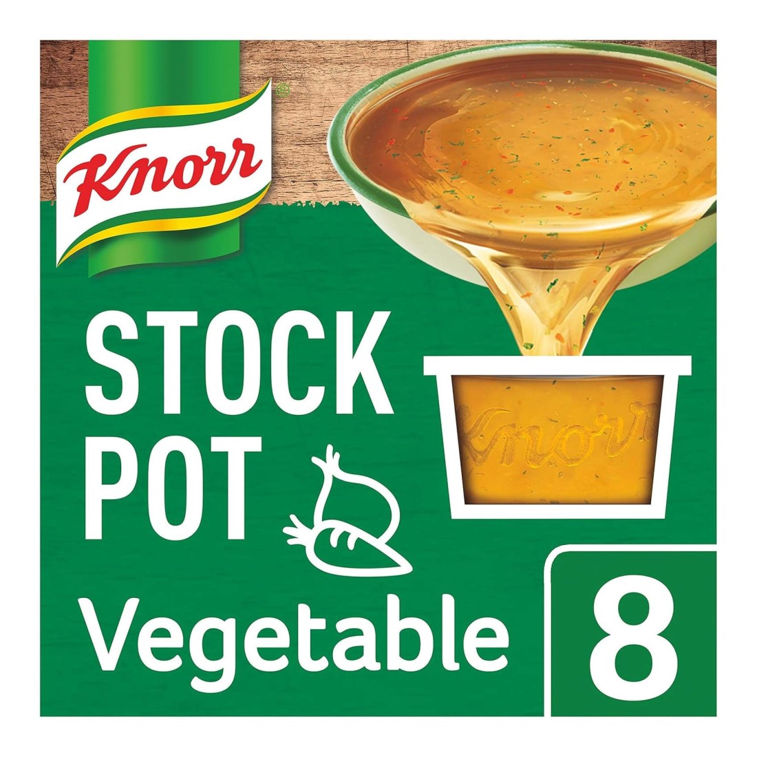 Knorr Vegetable Stock Pot 8 Pots 224g