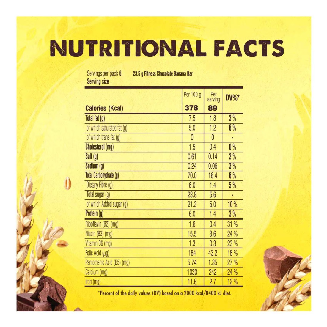 Nestle Fitness Choco Banana Cereal Bars, 23.5g