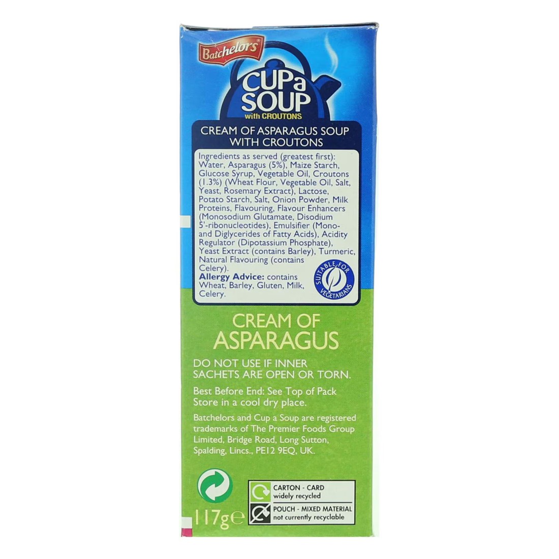 Batchelors Cream Of Mushroom Cup A Soup With Croutons 99g