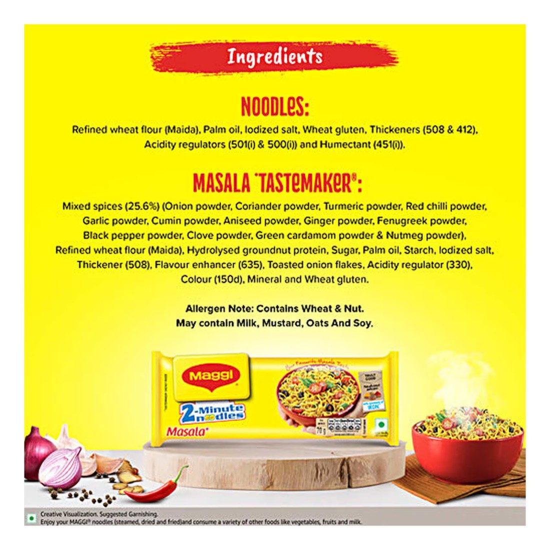Nestle Maggi 2 Minute Masala Noodles 70g